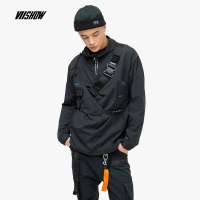 viishow2019春季新款夹克男 韩版潮牌男士伽克衫青年防风外套立领