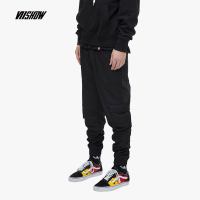 viishow2019春季休闲长裤男 潮牌男士多口袋工装裤学生束脚裤