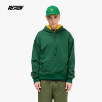 viishow2019春季新款卫衣男 韩版套头连帽男士外套纯色保暖上衣