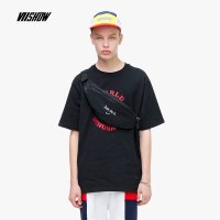 viishow2019夏季新款短袖T恤男 韩版印花男士半袖上衣街头风青年