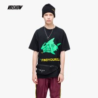 viishow2019夏装新款短袖T恤男 韩版男士上衣圆领青年学生帅气