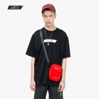 viishow2019夏季新款短袖T恤男 韩版圆领男士半袖上衣五分袖青年