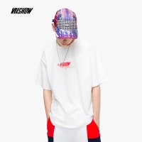 viishow2019夏季新款短袖T恤男 韩版圆领男士印花上衣清凉情侣款