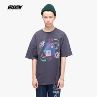 viishow2019夏季新款短袖T恤男 韩版圆领半袖体恤男士学生帅气