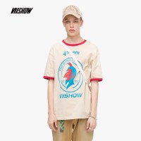 viishow2019夏季新款短袖T恤男 潮牌韩版男士圆领半袖体恤帅气