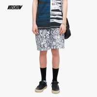 viishow2019夏装新款休闲短裤男 韩版男士印花裤子学生帅气五分裤