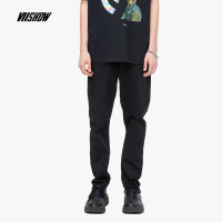 viishow2019夏装新款休闲裤男 日系男士长裤青年帅气修身裤子潮流