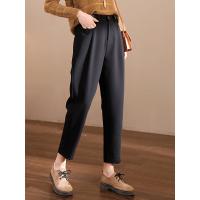 轩兹黑色哈伦裤女宽松2019春季新款韩版高腰显瘦休闲裤小脚萝卜裤