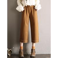 轩兹阔腿裤女2019春秋新款韩版高腰显瘦坠感宽松直筒裤