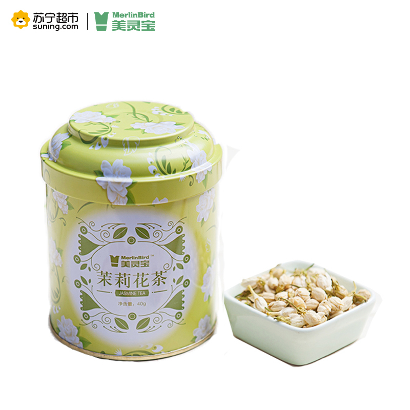 美灵宝 茉莉花茶 40g/罐