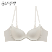 乐潘朵秋冬内衣女纯色光面性感深V小胸聚拢文胸收副乳薄款三色可选