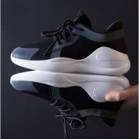 格瑞迪欧 2018新款女跑步鞋潮流韩版原宿百搭圆头个性透气网面时尚炫彩8003