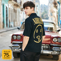 伯爵卓尔半袖男POLO衫 2018夏季英伦翻领黑侣潮流男短袖T恤