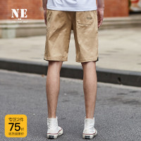 伯爵卓尔英伦短裤男青年裤子2018夏季简约纯色中腰休闲男五分短裤