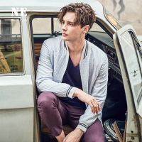 伯爵卓尔秋冬新品短款棒球立领休闲夹克修身外套潮牌