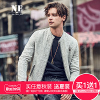 伯爵卓尔秋季新品英伦立领夹克帅气修身时尚外套潮牌