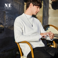 伯爵卓尔半高领毛衣男2018秋季新品长袖纯色针织衫男修身舒适毛衫