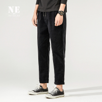 伯爵卓尔灯芯绒男休闲裤18秋季新品潮流韩版舒适纯色工装直筒裤子