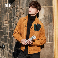 伯爵卓尔麂皮绒外套男18秋季新品翻领帅气韩版 ins超火的潮流夹克