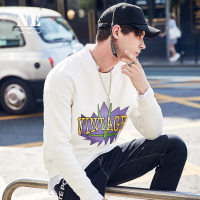 【秋季焕新】伯爵卓尔17秋冬新品时尚潮圆领休闲套头男卫衣外套潮