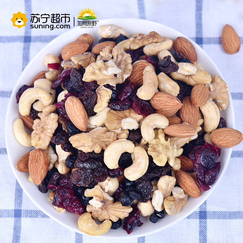 加州原野 每日坚果175g 1袋7小包 综合果仁混合零食小吃干果组合每日腰果