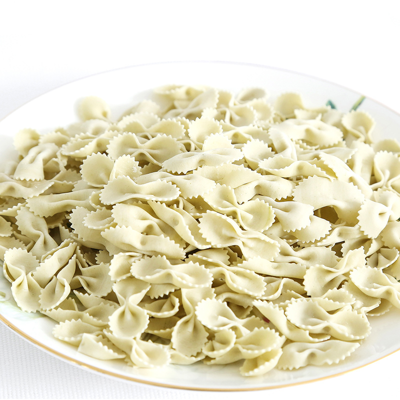 贝兜 无碱面条五谷蔬菜蝴蝶面200g/盒