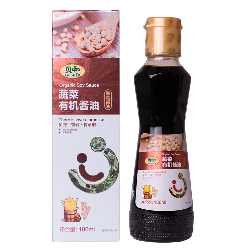 贝兜 蔬菜有机酱油180ml/瓶