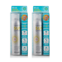 【苏宁自营】莱斯璧 RE:CIPE 韩国水晶防晒喷雾150ml*2支面部SPF50娜扎款