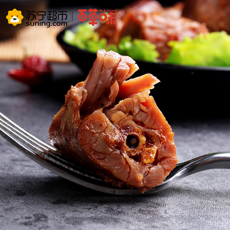 百草味（BE&CHEERY）鸭脖(甜辣)170g/袋 肉类 鸭脖 甜辣味 百草味出品