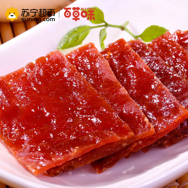 百草味（BE&CHEERY）精制猪肉脯100g/袋 精致猪肉 肉脯 百草味出品