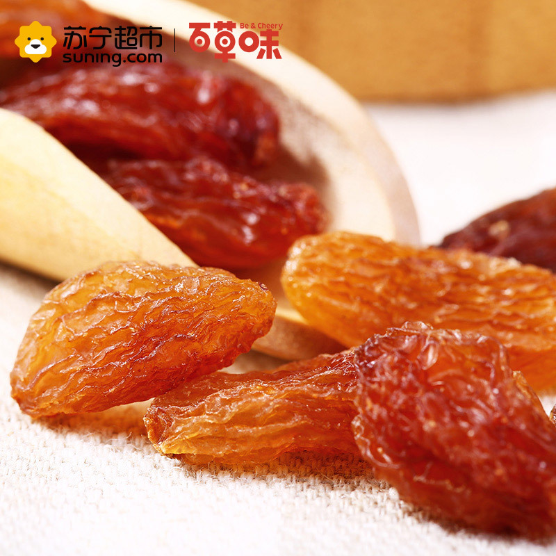 百草味（BE&CHEERY）玫瑰红葡萄干200g/袋 果干 葡萄干 百草味出品