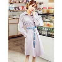 韩都衣舍2019春装新款韩版气质显瘦印花连衣裙女OM60196莀0202