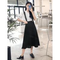 韩都衣舍2019韩版女装春装波点蛋糕裙a字显瘦学院半身裙EK9058囡