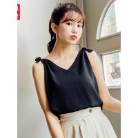 韩都衣舍2019韩版女装夏装学生纯色宽松小背心吊带AA13697玎