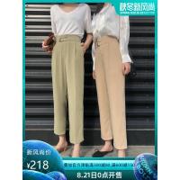 韩都衣舍2019秋装新款韩版女装轻熟风显瘦哈伦裤休闲裤女PT9141禧