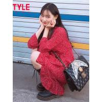 韩都衣舍2019秋装新款韩版女装碎花荷叶边长袖薄款连衣裙RW8324瑒