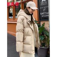 韩都衣舍2019韩版女装冬装新款宽松短款面包服羽绒服HO0009魭