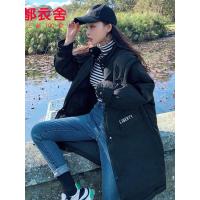韩都衣舍2019韩版冬新款连帽中长款派克加厚外套女学生休闲羽绒服