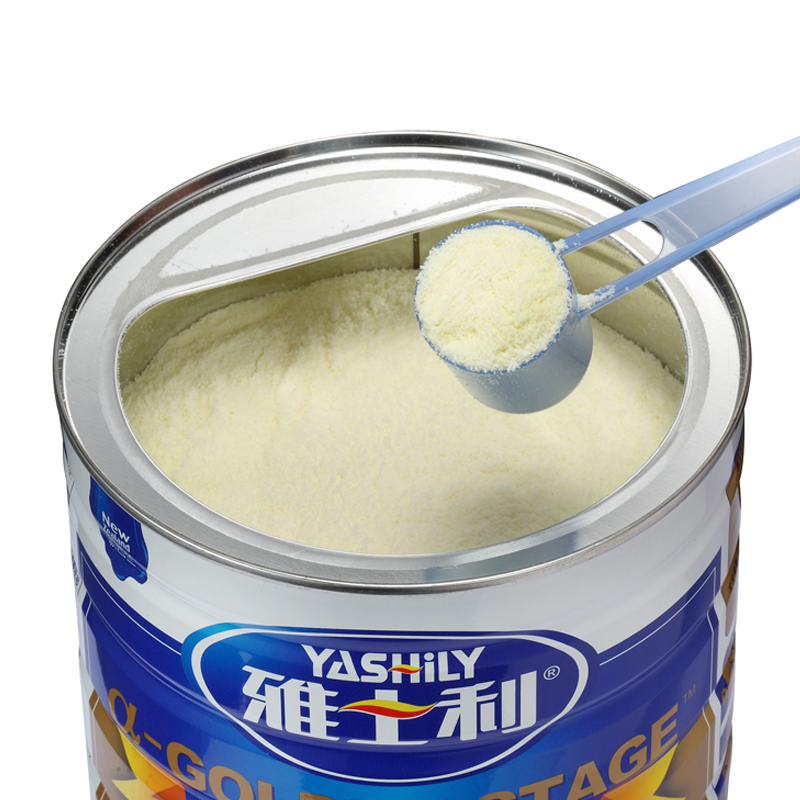 雅士利(Yashily)新西兰原罐进口 α金装婴儿配方奶粉1段900g (0-6个月婴儿适用)
