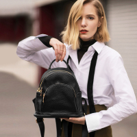 真皮双肩包2019新版大容量防盗旅行包ins新款超火软皮小背包包