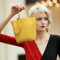 妙迪2019新款潮简约大容量托特包子母水桶包软牛皮手提包包斜挎包