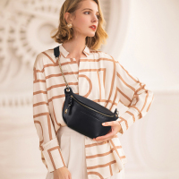 妙迪2019新款腰包潮ins女包包港风网红街头胸包软皮斜挎包蹦迪包