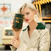 妙迪2019新款mini迷你小包包口红包水桶包女ins复古链条包斜挎包