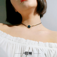 茗琳MINGLIN采用施华洛世奇元素choker星耀圆颈链项圈项链女士锁骨链 日韩国送恋人