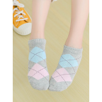 OICI女士休闲船袜混色6双装CW2202007