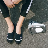 Oici男士休闲刺绣隐形船袜混色5双装