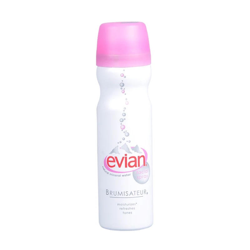 [苏宁超市]Evian依云天然矿泉水喷雾50ml随身装 补水保湿定妆