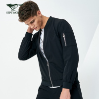 七匹狼夹克2018春季新款休闲时尚棒球领合休版男装外套夹克上装