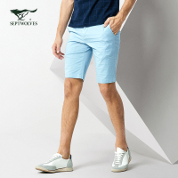 七匹狼休闲短裤2018夏季青年男士时尚休闲五分裤潮流男装