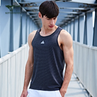 七匹狼运动背心青年男户外运动无袖